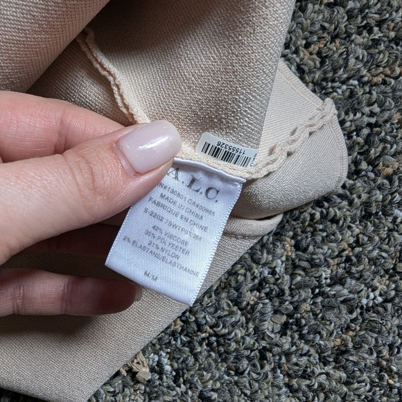 A.L.C. Beige Asymmetric Top - Picture 3 of 3